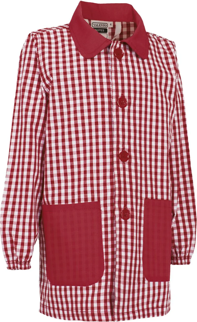 Παιδική Ποδιά NOTES Valento BTVANOTBR_kids White-Lotto Red