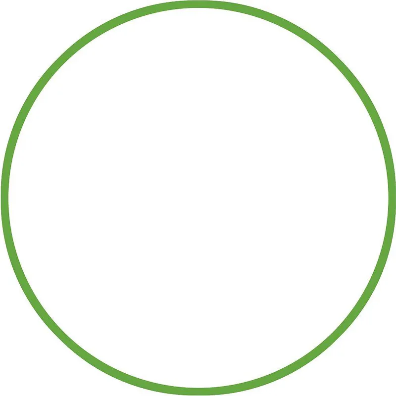 ΣΤΕΦΑΝΙ ΡΥΘΜΙΚΗΣ AMILA HULA-HOOP 60 CM ΠΡΑΣΙΝΟ