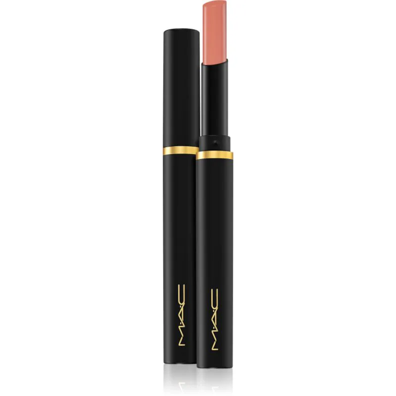 MAC Cosmetics Powder Kiss Velvet Blur Slim Stick ματ ενυδατικό κραγιόν απόχρωση Spice World 2 γρ