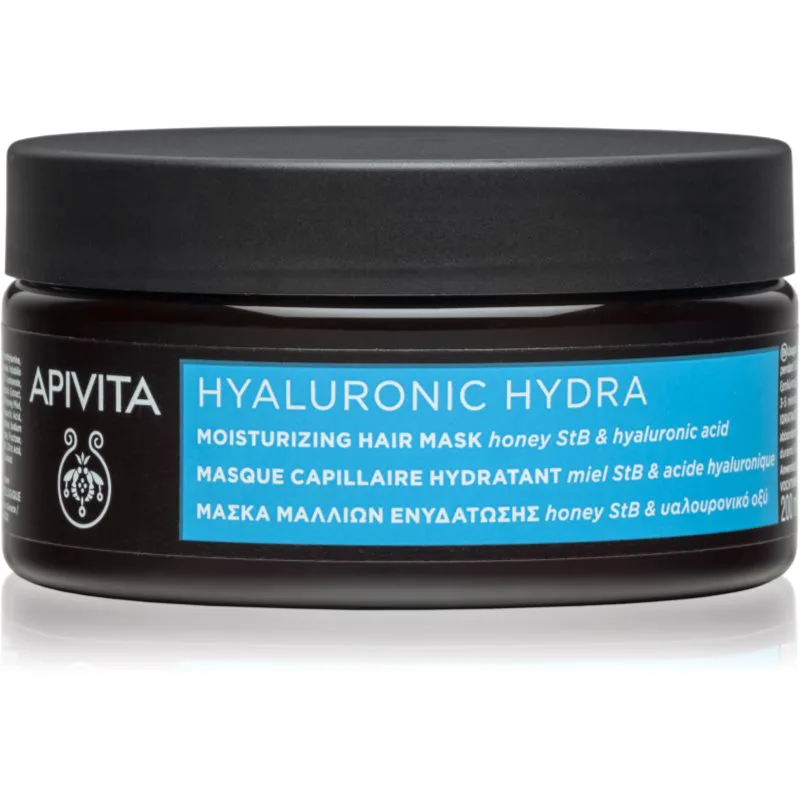 Apivita Hyaluronic Hydra Moisturizing Hair Mask εντατικά ενυδατική μάσκα για τα μαλλιά 200 ml