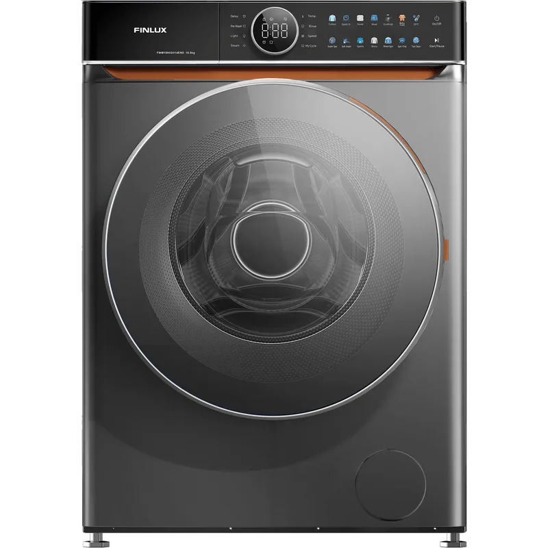 Finlux FWM10HIGH14END Πλυντήριο Ρούχων 10kg, 1400 Στροφών, με Ατμό, Α, Γκρι FWM10HIGH14END
