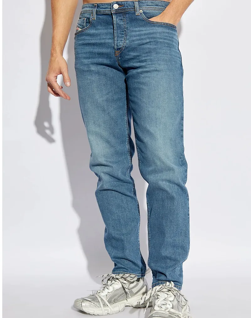 DIESEL 2023 D-FINITIVE L.34 TROUSERS A102310KIAL-01 DenimBlue