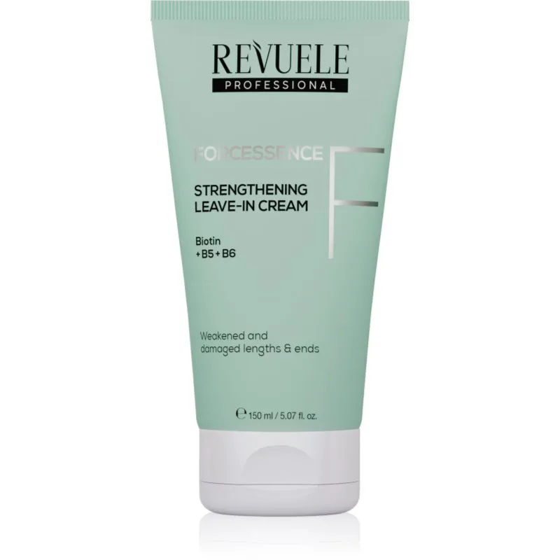 Revuele Professional Forcessence Strengthening κρέμα χωρίς ξέβγαλμα για κατεστραμμένα και εύθραυστα μαλλιά 150 ml