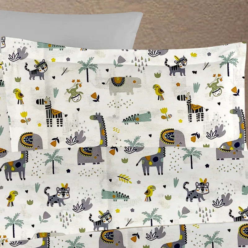 Μαξιλαροθήκη 50x70 Dimcol Zoo 557 Grey 50x70