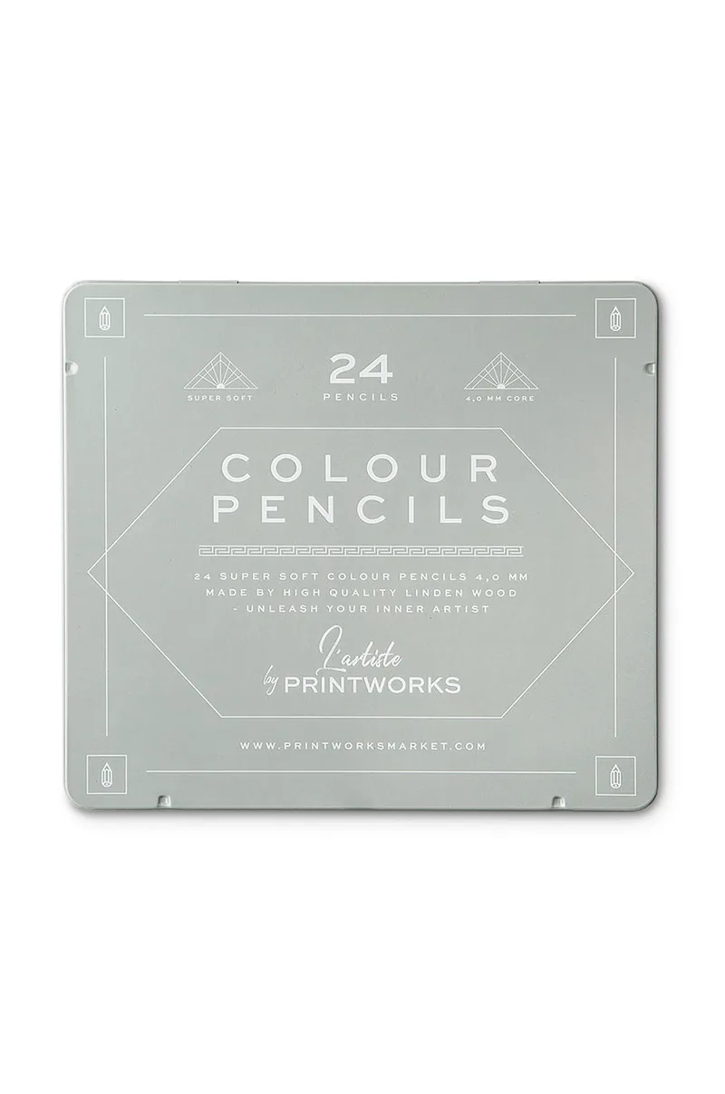 Printworks Σετ κηρομπογιές σε θήκη (24-pack)