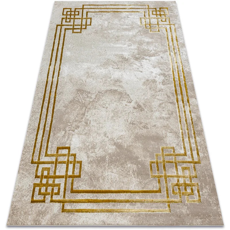 Χαλιά Rugsx BLISS Z203AZ137 χαλί κρέμα / χρυσό - 160x220 cm