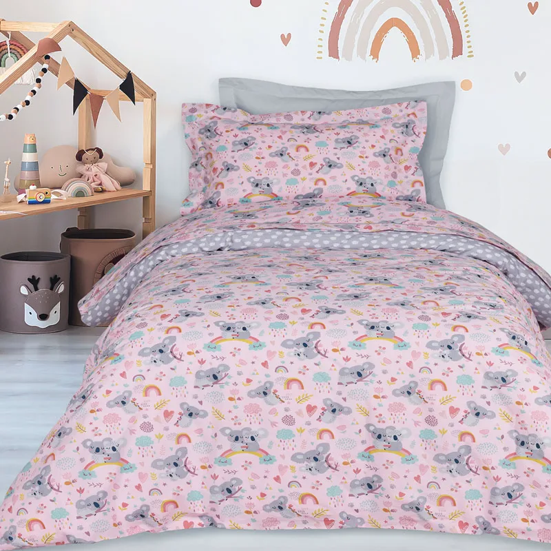 Σεντόνια Μονά Σετ Das Home Kids 4934 Ροζ