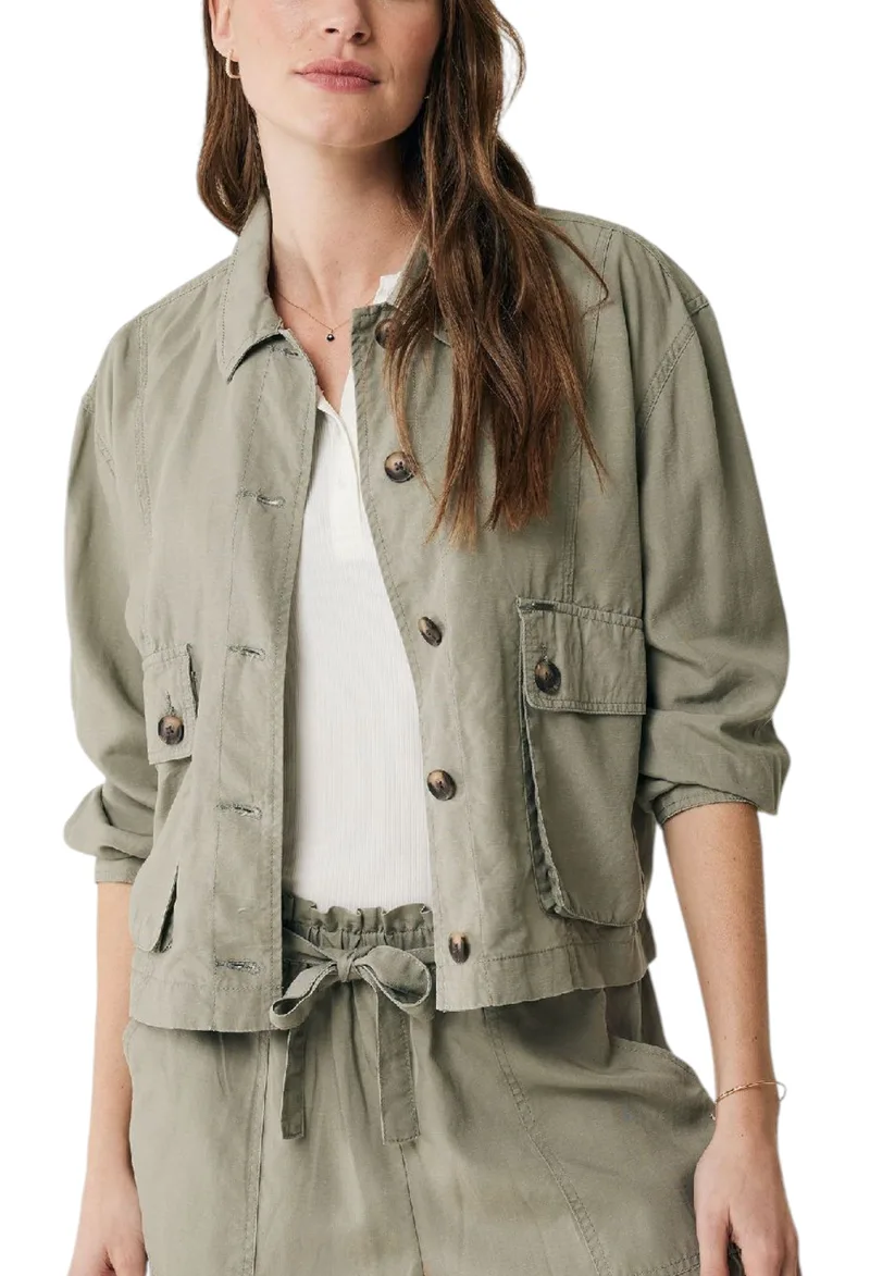 Μπουφάν Mexx Cargo Jacket MF006403341W-Olive Green Γυναικείο