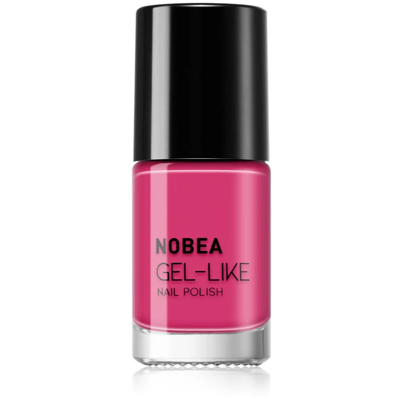 NOBEA Day-to-Day Gel-like Nail Polish βερνίκι νυχιών για τζελ αποτέλεσμα απόχρωση #N71 Ροζ blossom 6 ml