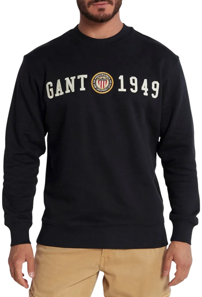Μπλούζα Μακρυμάνικη Gant Crest C-Neck 2006068-5 Ανδρικό