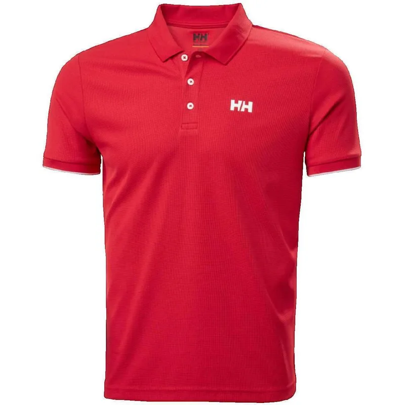 Πόλο με κοντά μανίκια Helly Hansen Polo Helly Hansen à séchage rapide rouge
