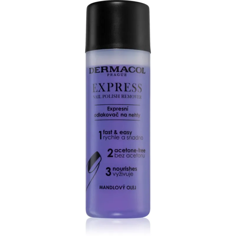 Dermacol Nail Care Express ασετόν για τα νύχια χωρίς ασετόνη 120 ml