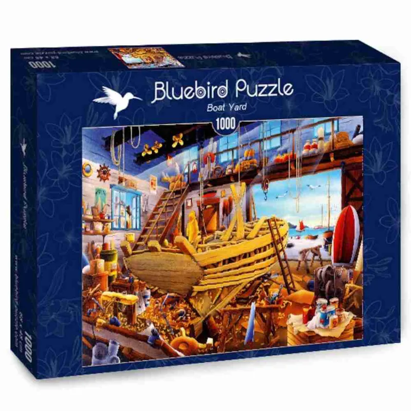 Bluebird Puzzle 70316 -Boat Yard -1000 pieces