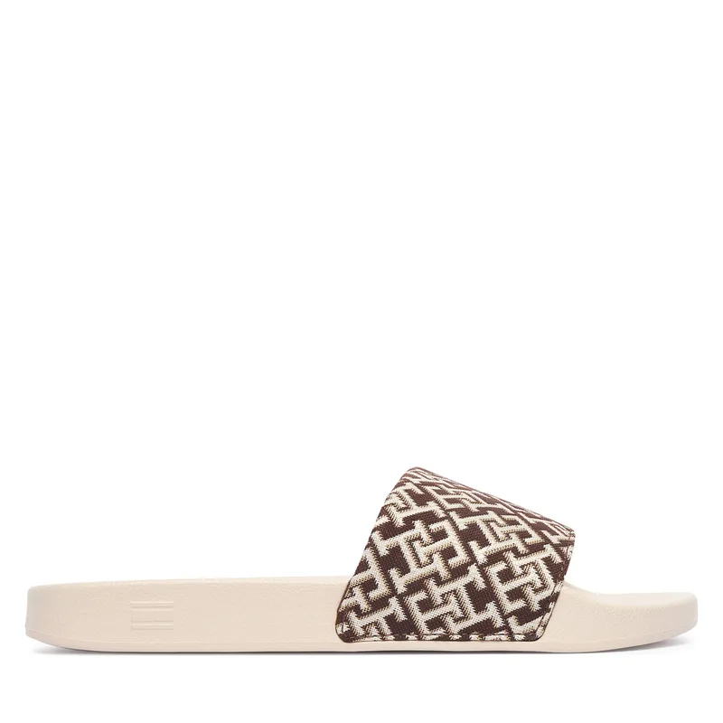 Παντόφλες Tommy Hilfiger Monogram Pool Slide FW0FW09423 Καφέ