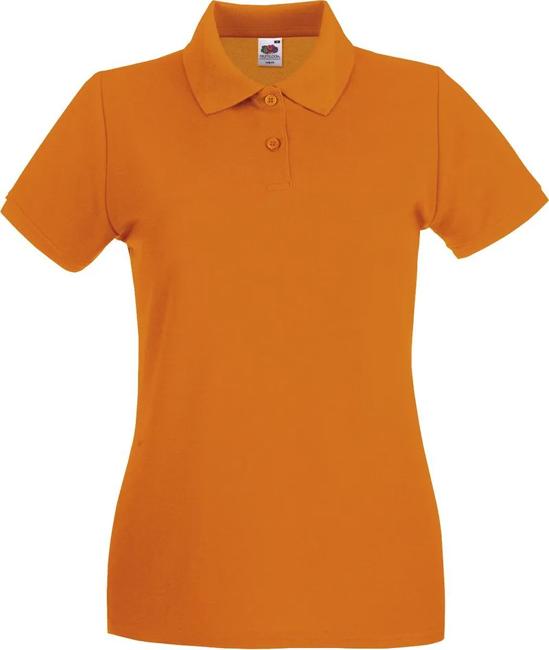 Lady-Fit Premium Polo Fruit of the Loom 63-030-0 Πορτοκαλί