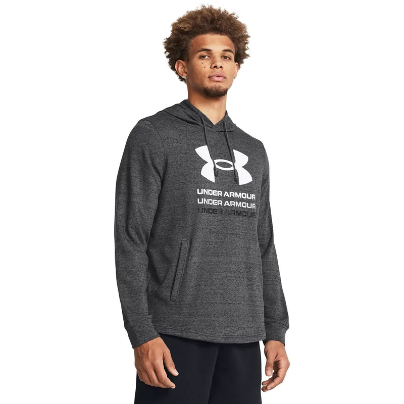 Φούτερ Under Armour Rival Terry Graphic Hood Castlerock 025 M