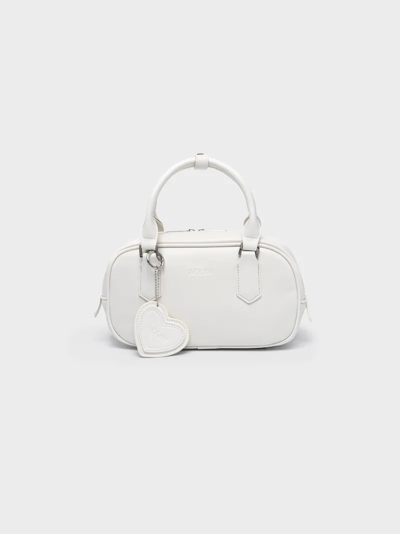 NOLAH ΓΥΝΑΙΚΕΙΑ ΤΣΑΝΤΑ LOVEY WHITE SILVER