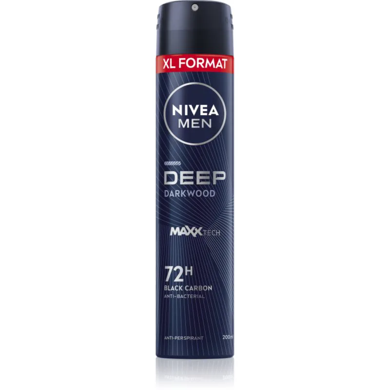 NIVEA MEN Deep αντιιδρωτικό σε σπρέι για άντρες 200 ml