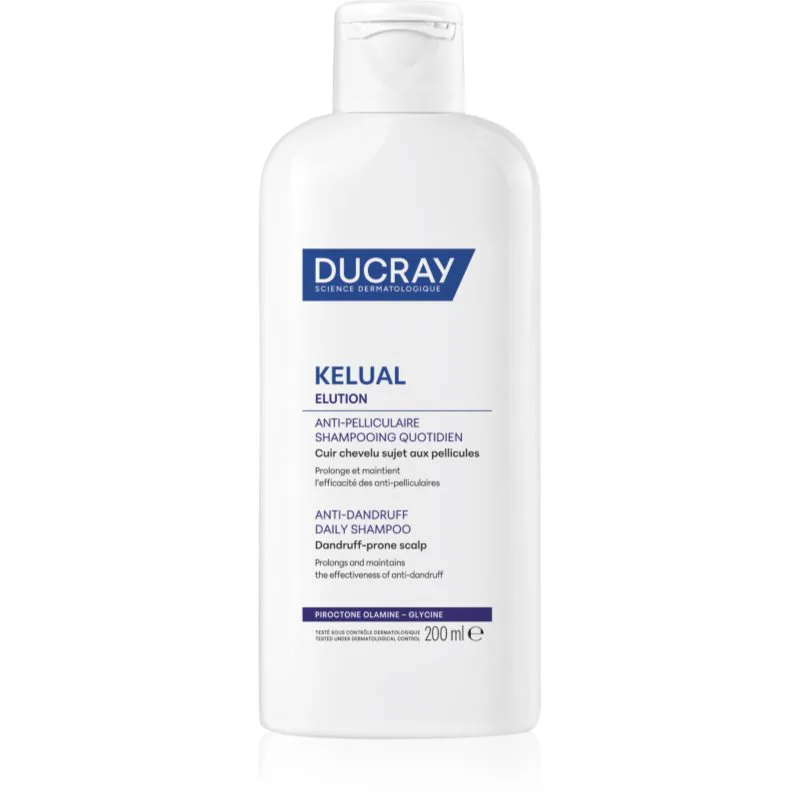 Ducray Elution σαμπουάν εξισορρόπησης για αποκατάσταση τις ισορροπίας του ευαίσθητου τριχωτού της κεφαλής 200 μλ