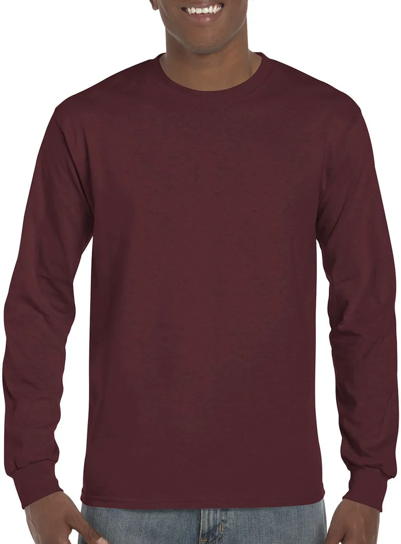 Μακρυμάνικο T-Shirt 2400 Gildan Ultra Cotton Maroon