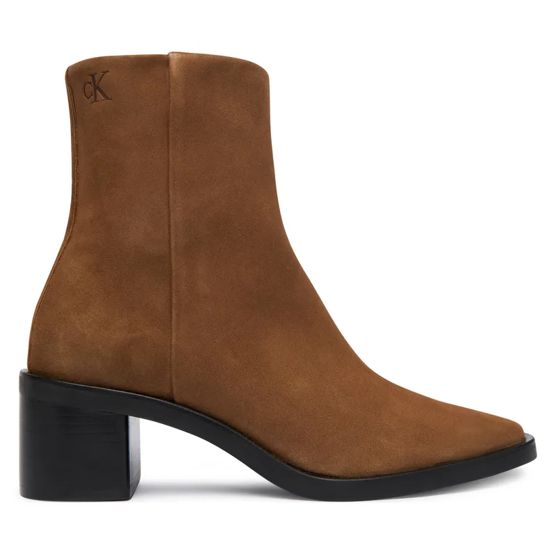 Μποτάκια Calvin Klein HW0HW02592 Καφέ