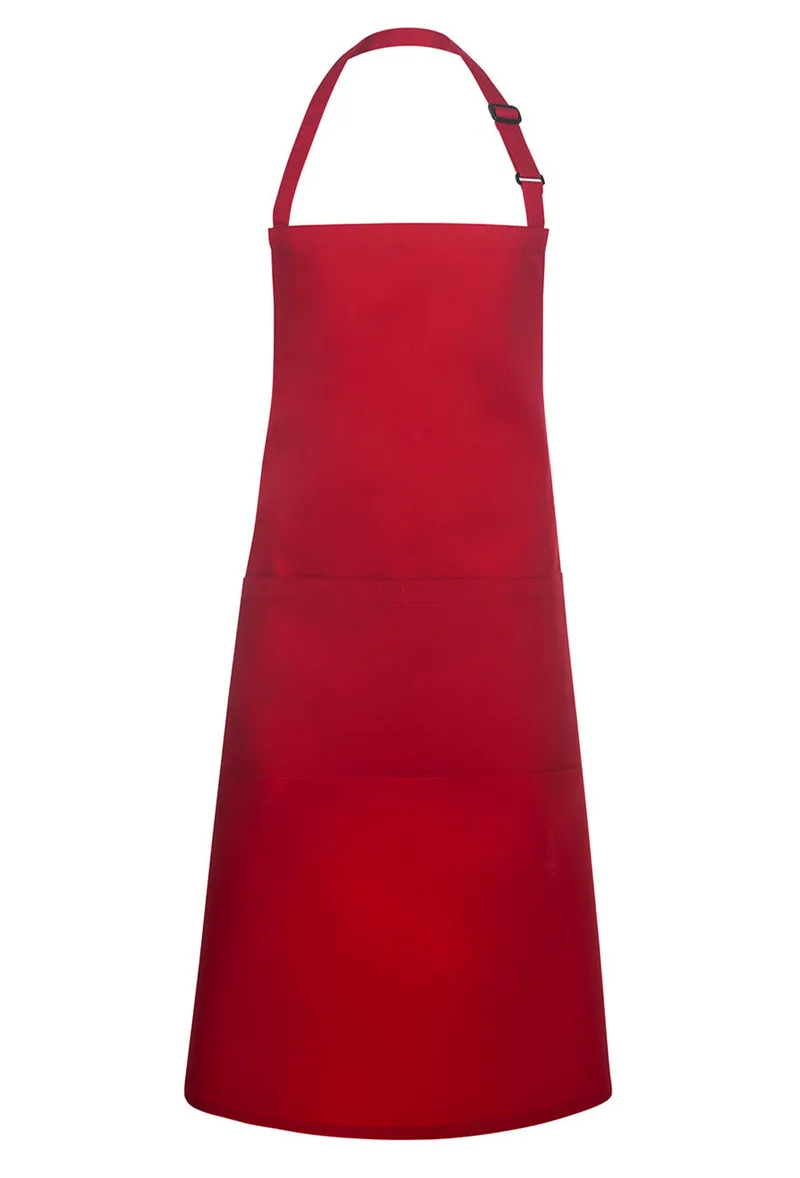Μακρια Ποδια με Τσεπη Bib Apron Basic Karlowsky BLS 5 Red