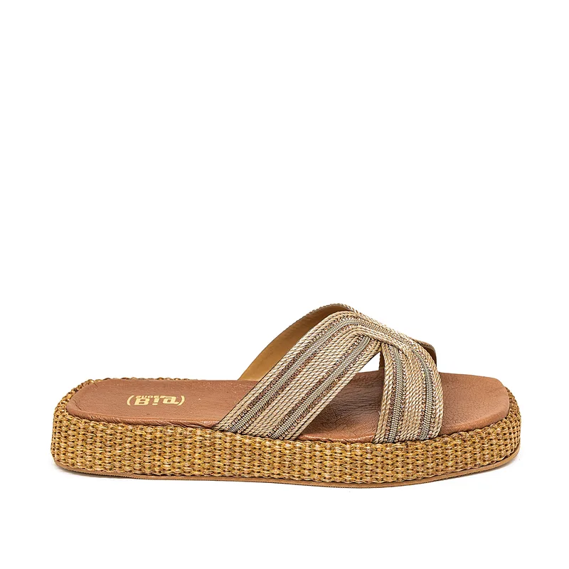 Bigshoes GA0310-39 Δερμάτινο Σανδάλι Χαλκός