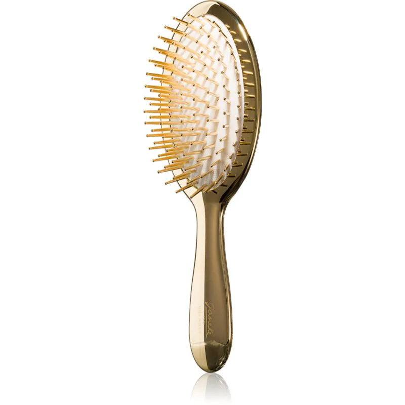 Janeke Χρυσό Line Air-Cushioned Brush with Χρυσό Pins επίπεδη βούρτσα 22 x 7 cm 1 τμχ