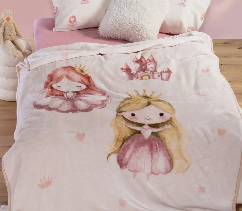 Παιδική Κουβέρτα Nef-Nef Our Princess Ροζ 160x220