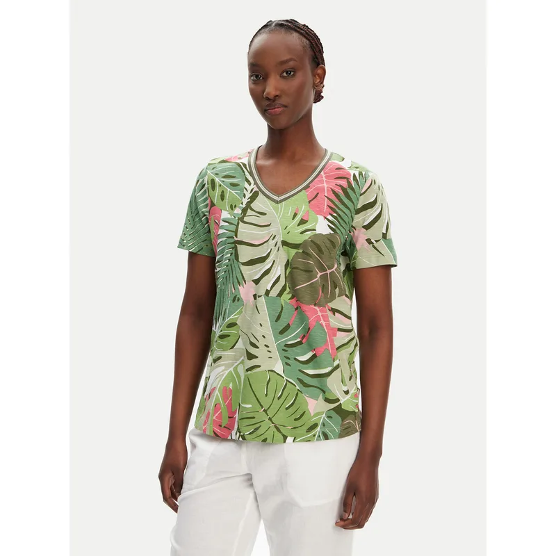 Olsen T-Shirt 11105096 Πράσινο Regular Fit