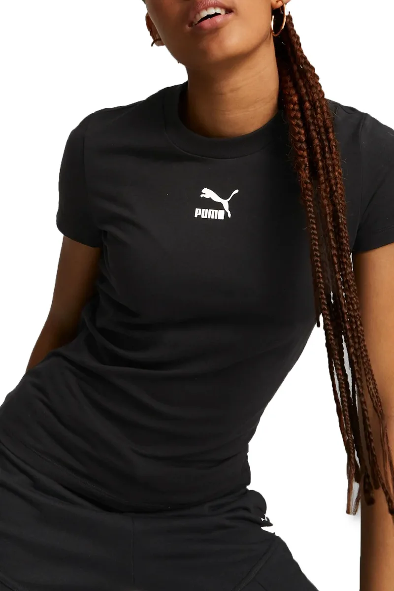 Μπλούζα Κοντομάνικη Puma Classics Slim 535610-01 Γυναικείο