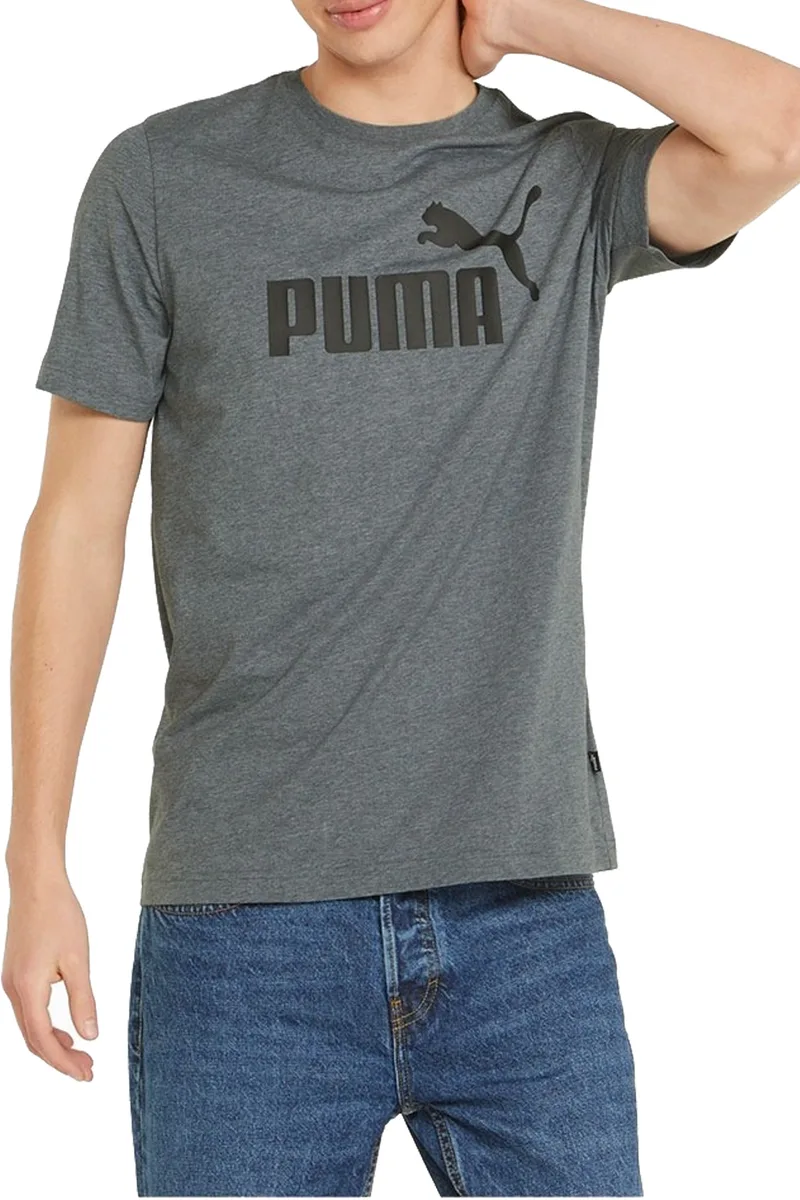 Μπλούζα Κοντομάνικη Puma Ess Heather 586736-39 Ανδρικό