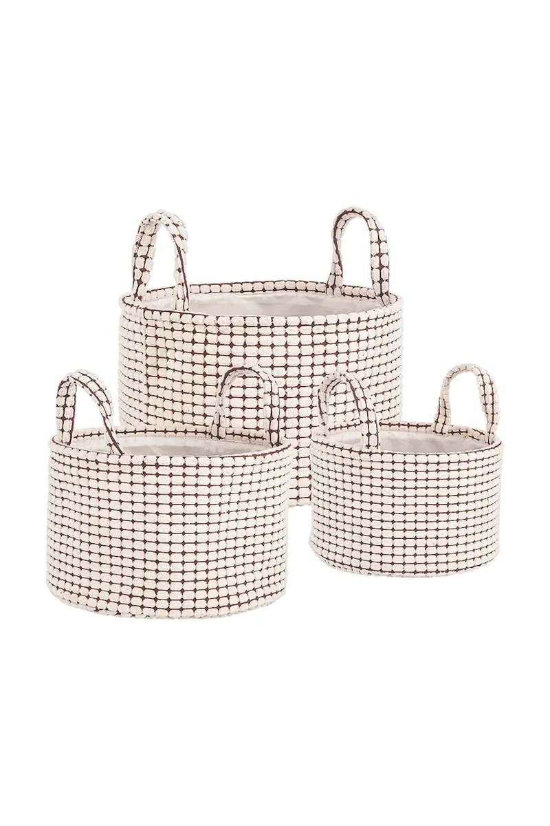 Σετ από καλάθια αποθήκευσης Bizzotto Nicky 3-pack