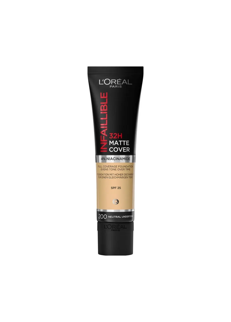Beauty Clearance - L'Orιal Infaillible Matte Cover Foundation 200 Sand