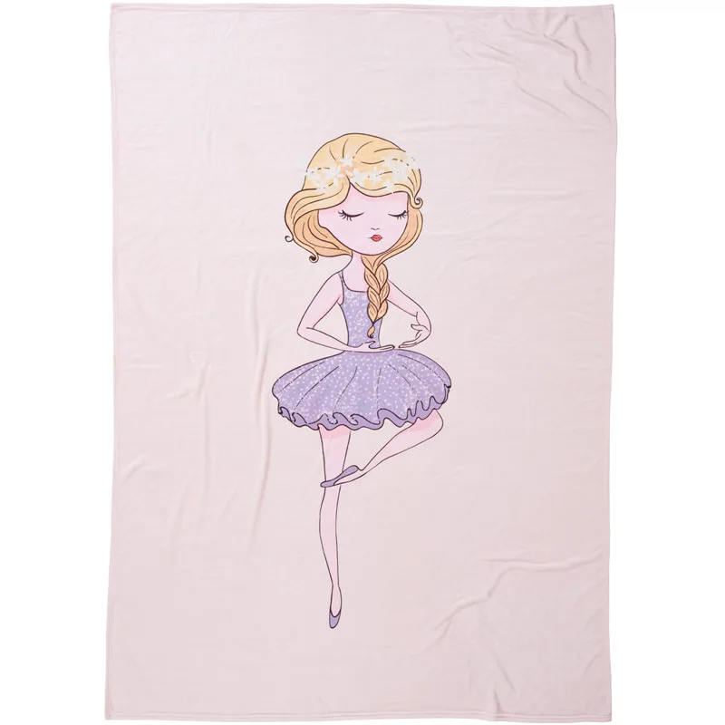 Κουβέρτα Fleece Αγκαλιάς 80x110 Das Home Ballerina 4913 Ροζ 80x110