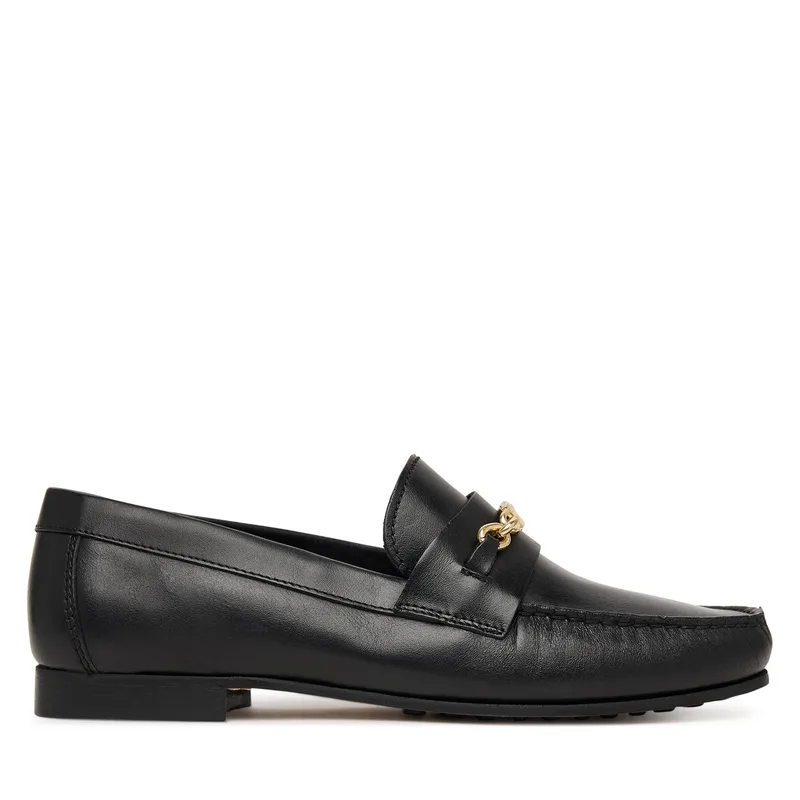 Lords Tommy Hilfiger Th Chain Leather Loafer FW0FW08956 Μαύρο