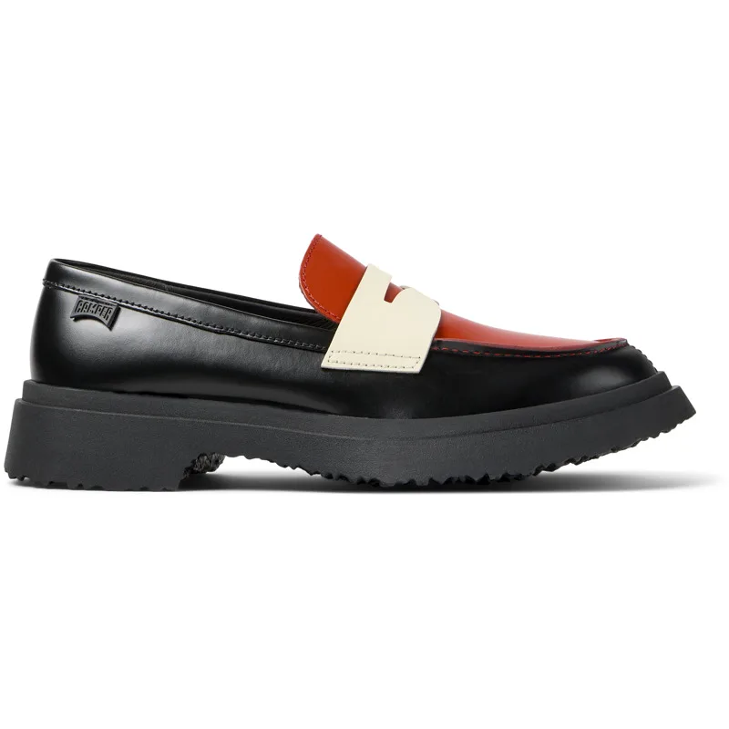 CAMPER Twins - Επίσημα παπούτσια Για Γυναικεία - Μαύρο,Κόκκινο,Λευκό, Μέγεθος 40, Smooth leather