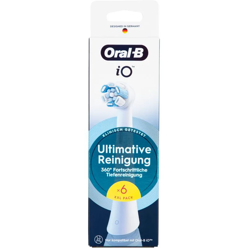 Oral-B iO Ανταλλακτικές Βούρτσες Τελευταίας Γενιάς 6 τεμαχίων