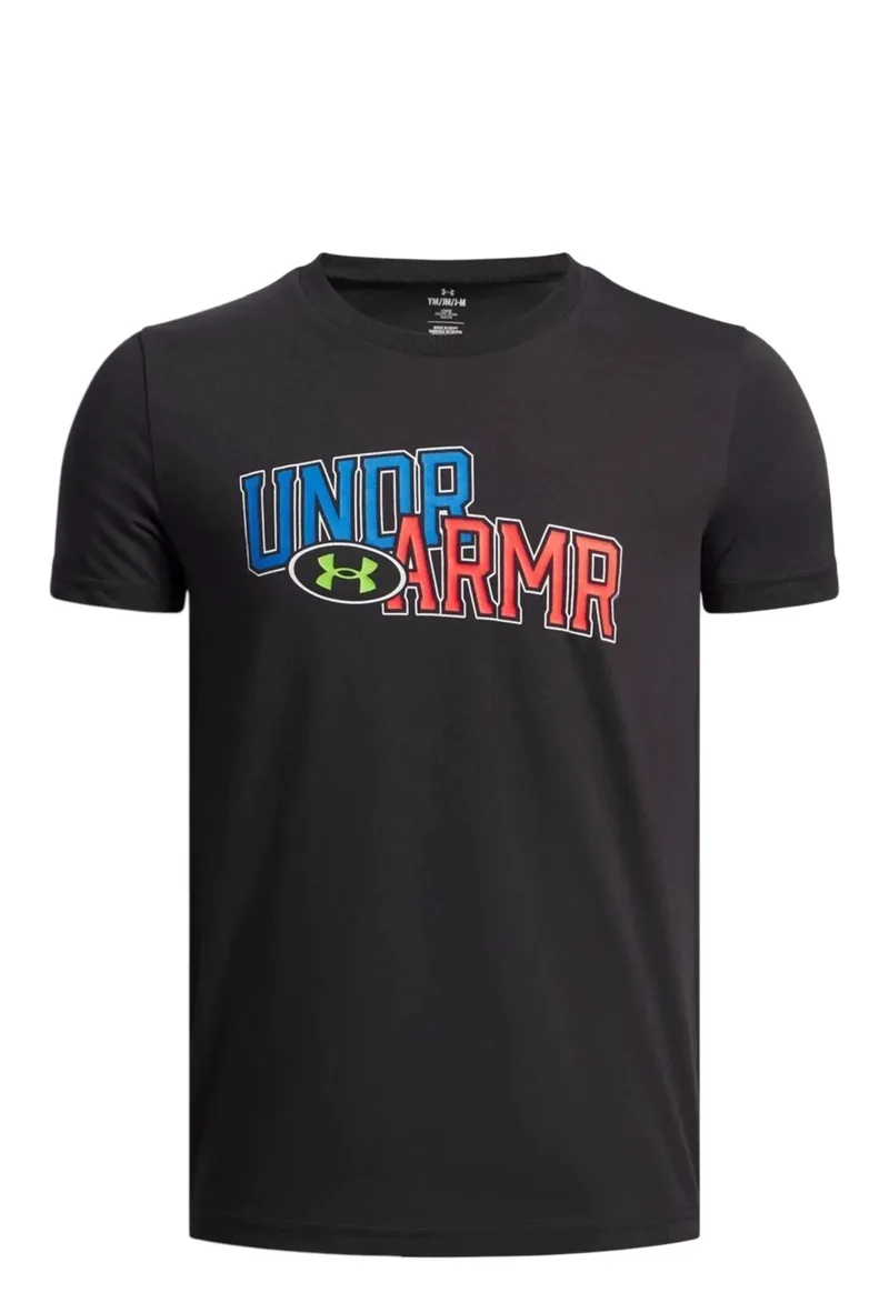 Μπλούζα Κοντομάνικη Under Armour Overlay WM SS 6005069-001 Αγόρι