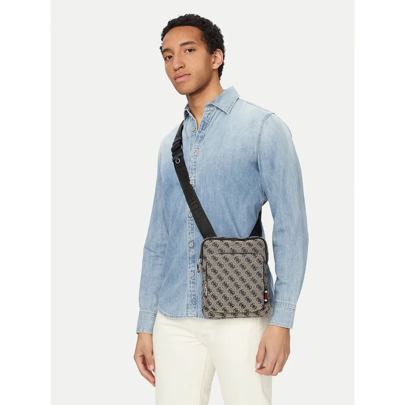 Τσαντάκι Guess HMBOII P6223 Σκούρο μπεζ