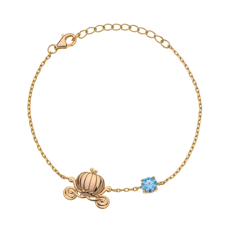 DISNEY Βραχιόλι Παιδικό Από Ασήμι Princess BS00040YZBL-55.CS