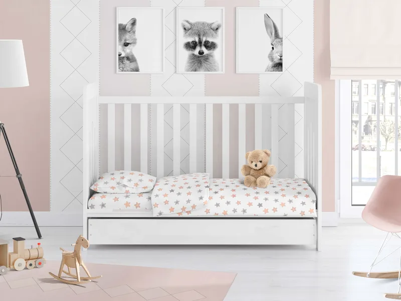 Βρεφική Παπλωματοθήκη Dimcol Star 103 Grey 120x160