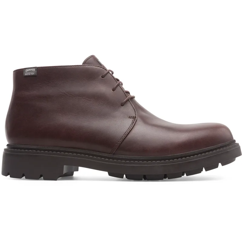 CAMPER Hardwood - Μποτάκια Για Ανδρικα - Καφέ, Μέγεθος 46, Smooth leather