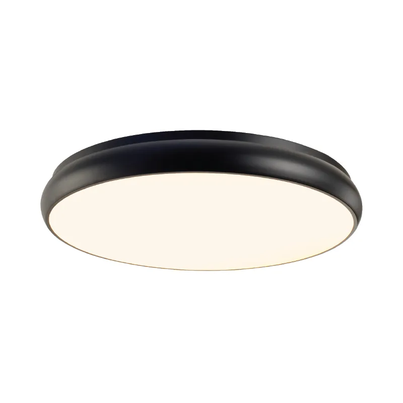 Φωτιστικό Πλαφονιέρα LED 3 CCT Aca Kallista HM27LEDC80BKCCT Matt Black/Sandblast