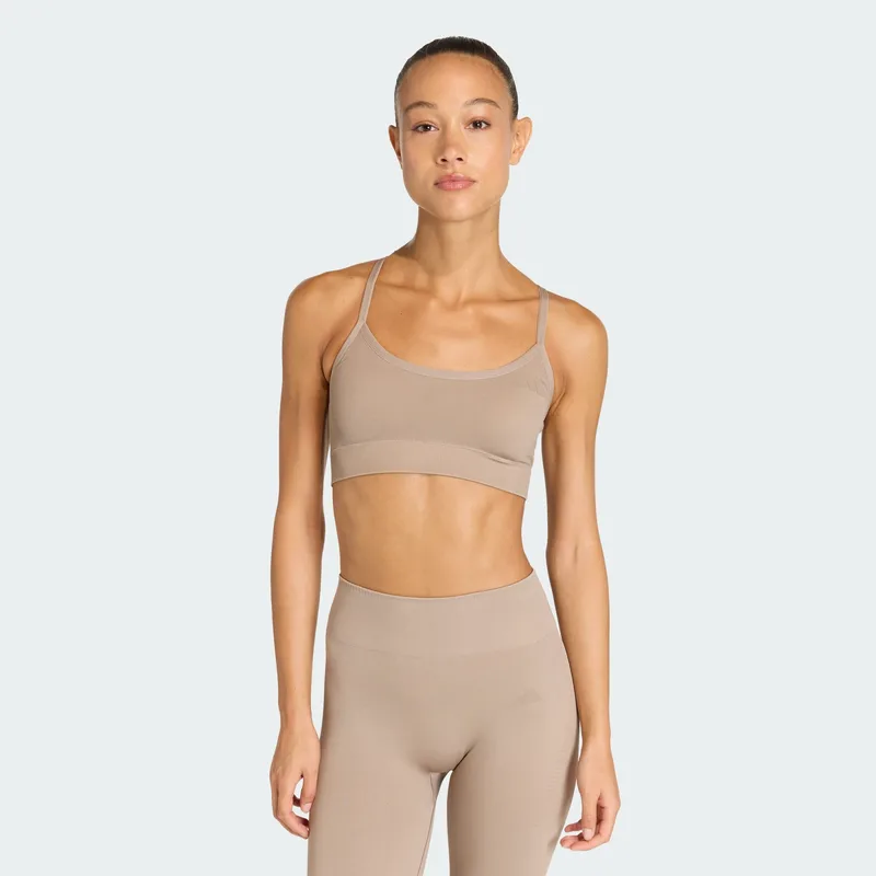 adidas W Workout Essentials Knit Light Support Padded Bra (9000259403_68053)
