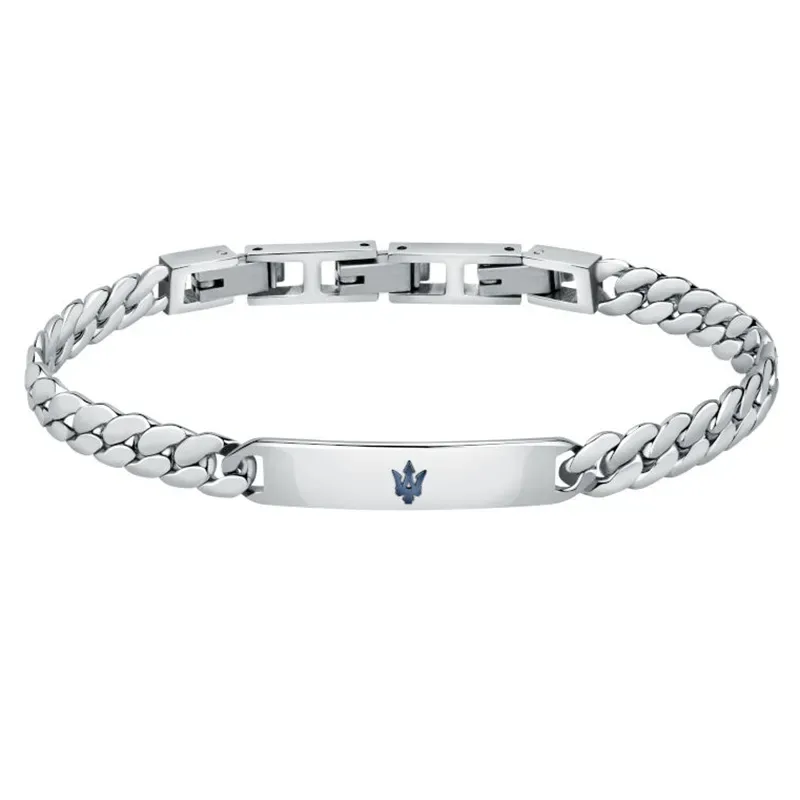 Βραχιόλι ανδρικό Maserati Iconic Stainless Steel JM222AVD05 JM222AVD05 Ατσάλι