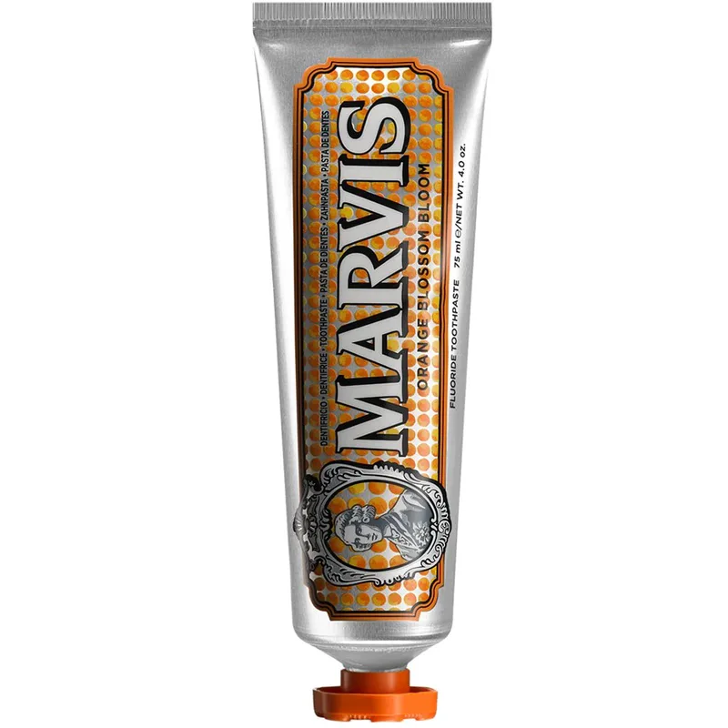Marvis Πορτοκαλί Blossom Bloom Toothpaste Οδοντόκρεμα με Γεύση που Συνδυάζει Μέντα με Νότες από Άνθη Πορτοκαλιού και Λεμονιού 75ml