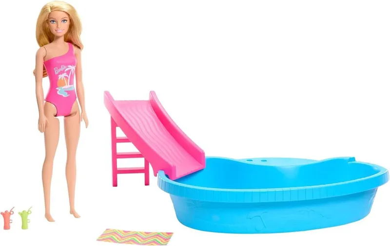 BARBIE ΕΞΩΤΙΚΗ ΠΙΣΙΝΑ ΜΕ ΚΟΥΚΛΑ