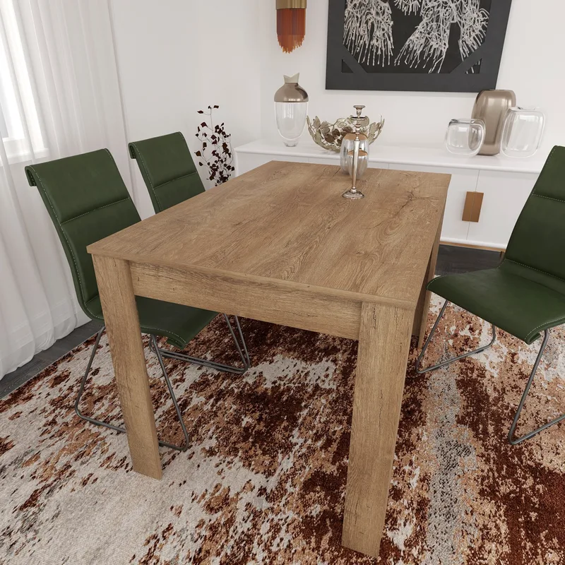 Τραπεζαρία Single 120 - Caucasian, Oak 801Cmy2905 (120x78x80)