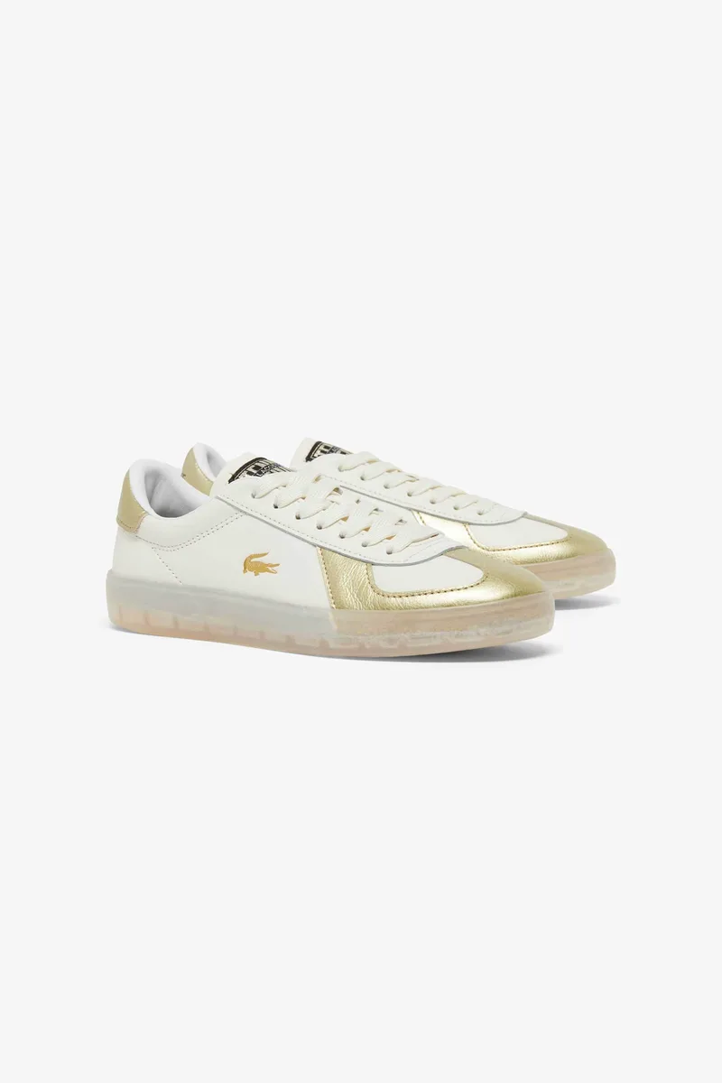 Lacoste γυναικεία δερμάτινα sneakers "Baseshot Pro" - 51SFA013806B Λευκό